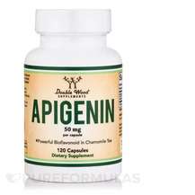 Апігенін Apigenin 50 mg Double Wood 120 капсул
