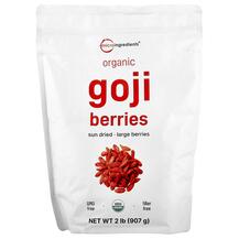 Organic Goji Berries Ягоды Годжи Micro Ingredients
