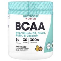 Women BCAA Peach Mango БЦАА Nutricost 300 г