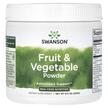 Фото товару Swanson, Fruit & Vegetable Powder, Антиоксиданти, 230 г