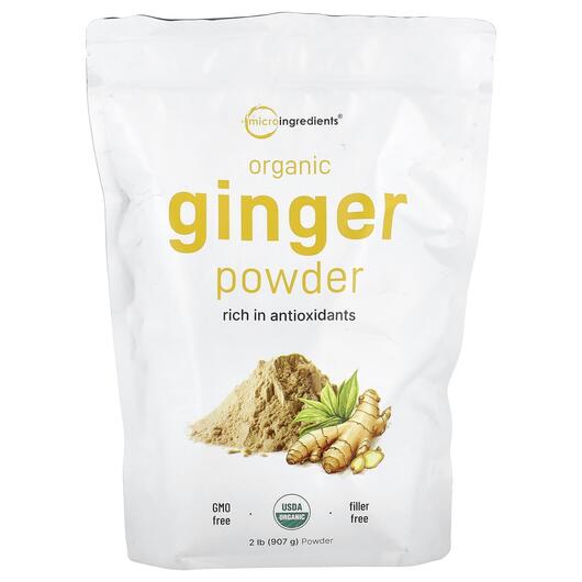 Основное фото товара Micro Ingredients, Корень Имбиря, Organic Ginger Powder, 907 г
