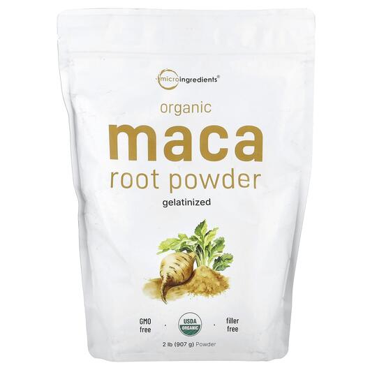 Основное фото товара Micro Ingredients, Мака, Organic Maca Root Powder, 907 г