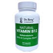 Фото товару Natural Vitamin B12 Methylcobalamin, Метилкобаламін B12, 60 капсу