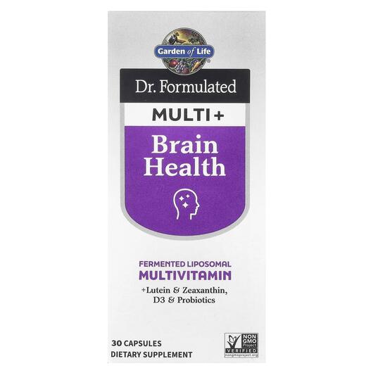 Основне фото товара Dr. Formulated Multi+ Brain Health, Підтримка мозку, 30 капсул
