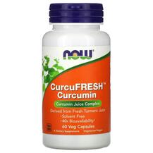 CurcuFresh Curcumin Куркумин NOW Foods 60 капсул
