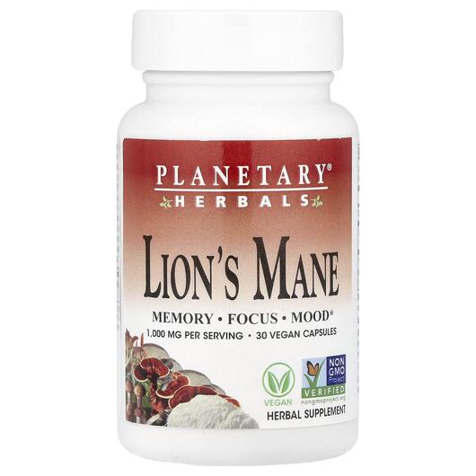 Основне фото товара Lion's Mane 1000 mg, Гриби Левова Грива, 30 капсул