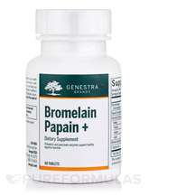 Бромелайн Bromelain Papain+ Genestra 60 таблеток
