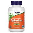NOW, Certified Organic Spirulina, Спіруліна 1000 мг, 120 таблеток
