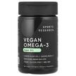 Sports Research, Vegan Omega-3, Веганська Омега-3, 60 капсул