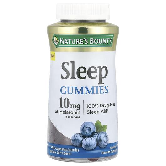 Основне фото товара Sleep Gummies Blueberry, Підтримка сну, 140 таблеток