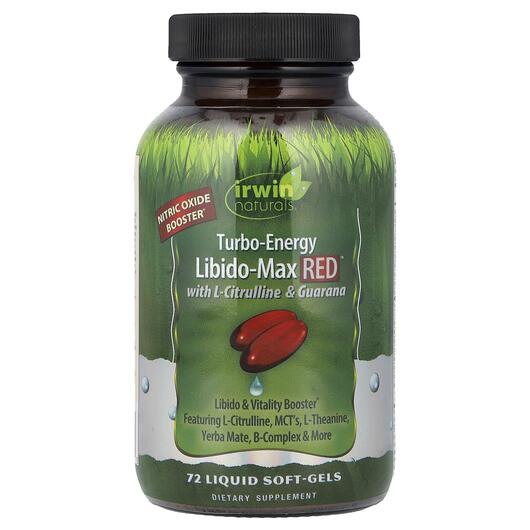 Основне фото товара Turbo-Energy Libido-Max RED With L-Citrulline, Підтримка Лібідо, 