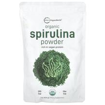 Organic Spirulina Powder Спирулина Micro Ingredients 454 г