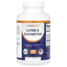 Lutein & Zeaxanthin Лютеин Vitamatic 240 капсул
