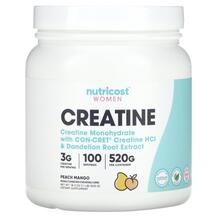 ПЕА Women Creatine Peach Mango Nutricost 520 г