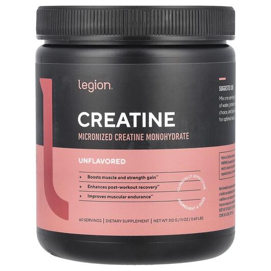 Основное фото товара Creatine Micronized Creatine Monohydrate Unflavored, Креатин, 312