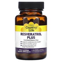 Ресвератрол Плюс Resveratrol Plus Country Life