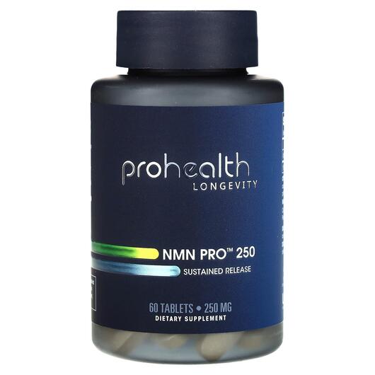 Основне фото товара NMN Pro 250 250 mg, Нікотинамід мононуклеотид, 60 таблеток