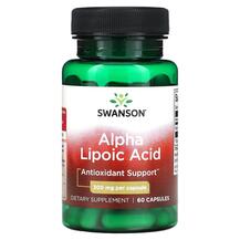 Alpha Lipoic Acid 300 mg Альфа-липоевая кислота Alpha Lipoic Acid 300 mg Альфа-липоевая кислота