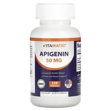 Apigenin 50 mg Апигенин Vitamatic 120 капсул Apigenin 50 mg Апигенин Vitamatic 120 капсул