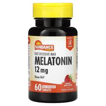Fast Dissolve Max Melatonin Natural Berry 12 mg Мелатонин
