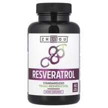 Ресвератрол Resveratrol Zhou Nutrition 60 капсул Ресвератрол Resveratrol Zhou Nutrition 60 капсул