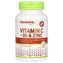 Vitamin C + D3 & Zinc Витамин C D3 Цинк NutriBiotic Vitamin C + D3 & Zinc Витамин C D3 Цинк NutriBiotic