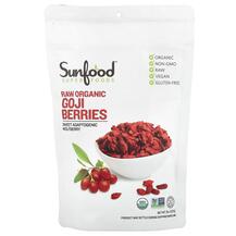 Raw Organic Goji Berries Ягоды Годжи Sunfood 227 г