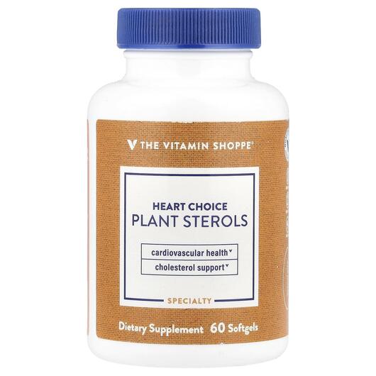Основное фото товара Фитостеролы, Heart Choice Plant Sterols, 60 капсул