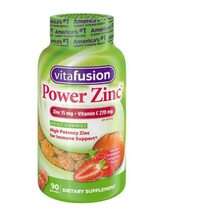 Power Zinc Gummy Natural Strawberry Tangerine Flavor