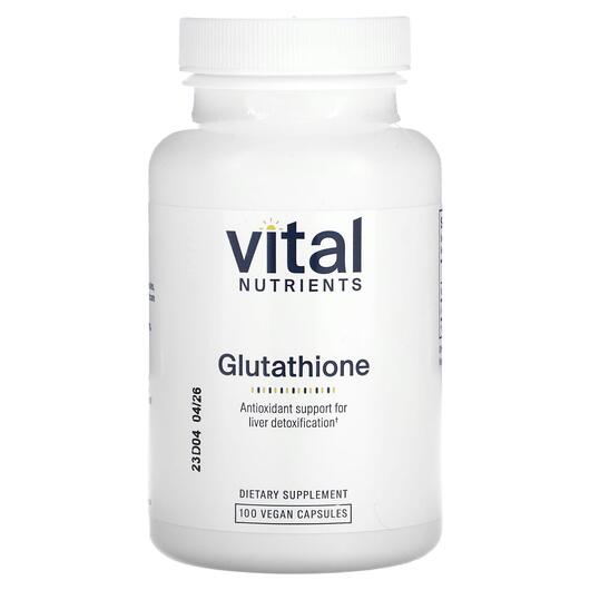 Основное фото товара Vital Nutrients, L-Глутатион, Glutathione, 100 капсул