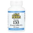 Витамин D3, Vitamin D3 25 mcg 1000 IU, 180 капсул
