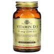 Фото товару Solgar, Vitamin D3 2200 IU, Вітамін D3 2200 МО, 100 капсул