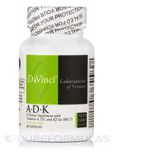 Вітаміни A та D A.D.K DaVinci Laboratories 60 капсул