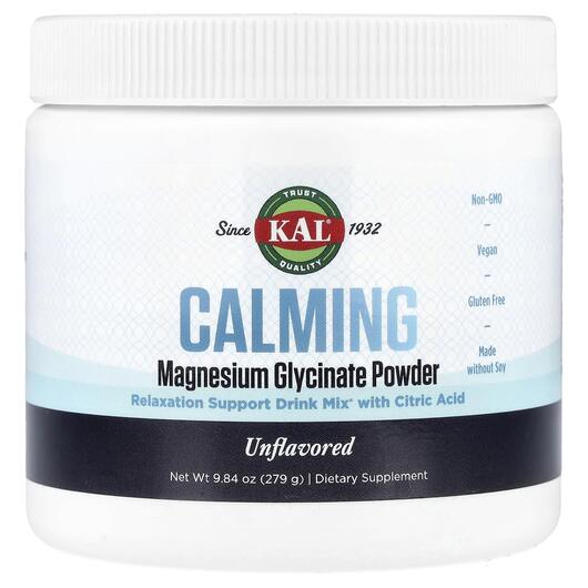 Основне фото товара Calming Magnesium Glycinate Powder Unflavored, Підтримка стресу, 