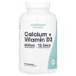 Фото товара Nutricost, Кальций, Women Calcium + Vitamin D3, 180 капсул