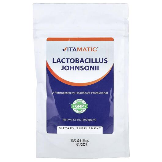 Основное фото товара Vitamatic, Лактобактерии, Lactobacillus Johnsonii, 100 г