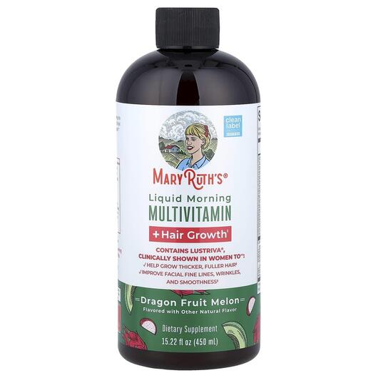 Основне фото товара Liquid Morning Multivitamin + Hair, Підтримка росту волосся, 450 