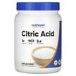 Фото товару Nutricost, Citric Acid Unflavored, Лимонна кислота, 907 г
