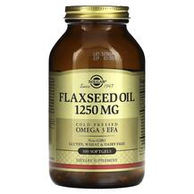 Лляна олія Flaxseed Oil 1250 mg Solgar 100 капсул Лляна олія Flaxseed Oil 1250 mg Solgar 100 капсул