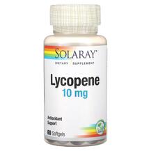 Лікопен Lycopene 10 mg Solaray 60 капсул
