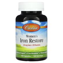 Women's Iron Restore Железо Carlson 180 капсул