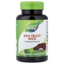 Червоний дріжджовий рис Red Yeast Rice 600 mg Nature's Way
