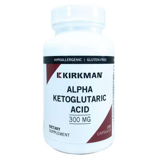 Основне фото товара Kirkman, Alpha Ketoglutaric Acid 300 mg, Альфа кетоглутарова к...