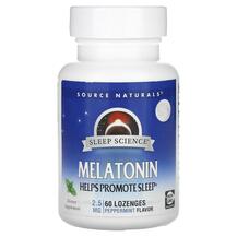 Sleep Science Melatonin Peppermint 2.5 mg Мелатонин Source