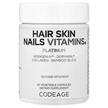Фото товару CodeAge, Hair Skin Nails Vitamins Platinum, Вітаміни, 60 капсул