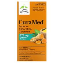 CuraMed 375 mg Куркумин Terry Naturally 120 капсул