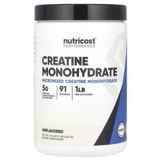 Основне фото товара Performance Creatine Monohydrate Unflavored, Креатин, 454 г