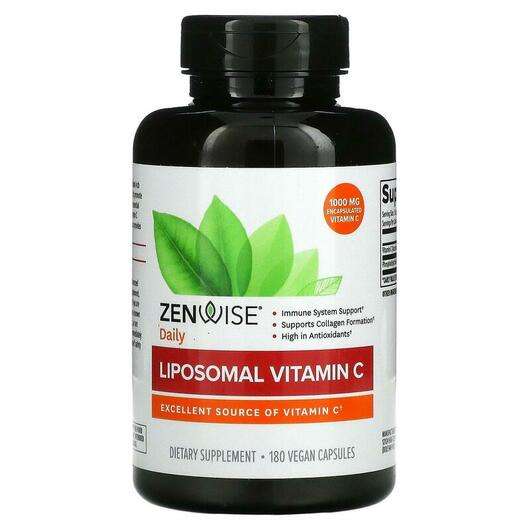 Основне фото товара Zenwise, Liposomal Vitamin C 1000 mg, Ліпосомальна Вітамін C, ...