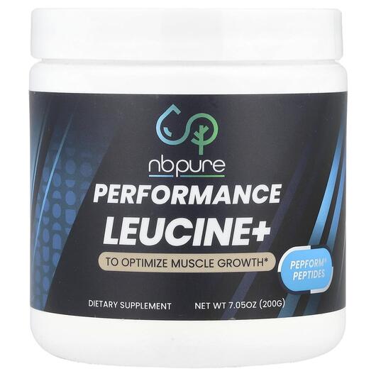 Основне фото товара NB Pure, Performance Leucine+, L-Лейцин, 200 г
