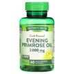 Фото товара Cold Pressed Evening Primrose Oil, Масло примулы вечерней, 60 кап